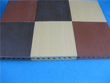 Gạch lát sàn nhựa tổng hợp ASA bằng gỗ cho sân sau / vườn