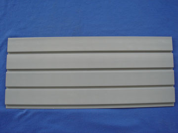 Tấm ốp tường màu xám PVC 4 inch SlatWall Gỗ nhựa tổng hợp