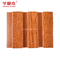 Hạt gỗ Tấm ốp tường Pvc Trang trí nội thất Nhà máy WPC Bán gỗ Chống nước cổ điển Màu đỏ tâm trạng