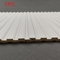 Phân đồ tường PVC chất lượng cao WPC Thiết kế màu trắng cho nền TV trang trí tường
