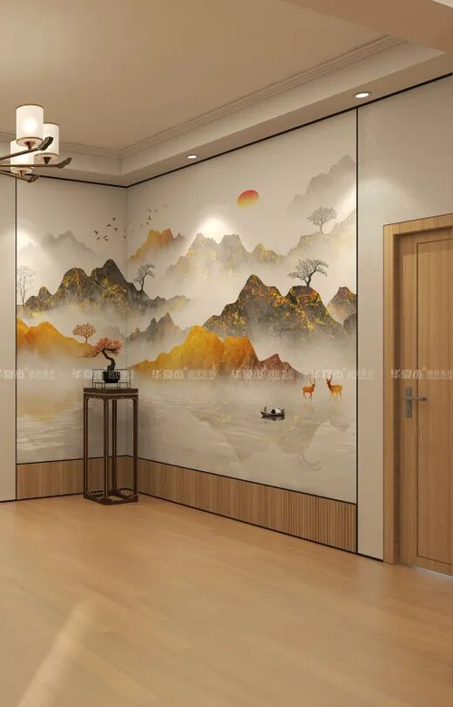Tin tức công ty mới nhất về Một bức tường che giấu cảnh quan, một phòng thể hiện sự quyến rũ phương Đông    Huaxiajie Phong cách Trung Quốc mới