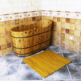 Tùy chỉnh sàn tắm gỗ WPC Sàn phòng tắm WPC 60cm x 40cm