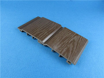 Mouldproof Wood Nhựa composite WPC Tường ngoại thất ốp màu xám