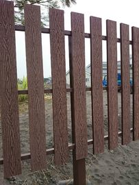 Ván sàn WPC bằng gỗ tự nhiên / Hàng rào đường sắt WPC có thể tái chế 100% cho trang trại