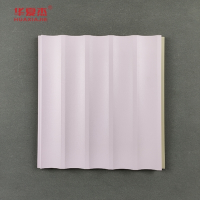 Bảng tường WPC hình U Laminated Pink Panels Nội thất và trang trí bên ngoài