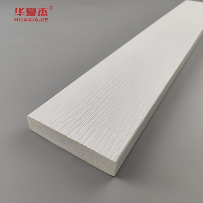 Home White PVC Trim Board Không có chì Interior pvc plank hạt gỗ hoặc khuôn ngoài