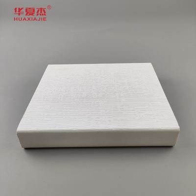 Sản phẩm bán nóng Trim Plank White Vinyl 5/4IN*6IN*12FT PVC Wood Pattern Moulding Plank