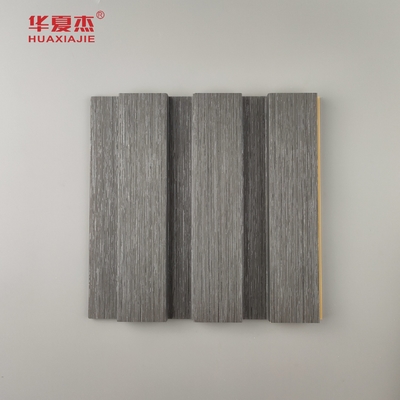 Sản phẩm mới Wpc Phân hình tường phẳng gỗ hạt Wpc Panel Laminated cài đặt dễ dàng trang trí tường trong nhà