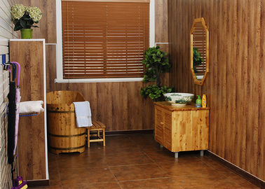 Tấm ốp gỗ đàn hương UPVC / Tấm ốp tường vinyl mịn cho hành lang