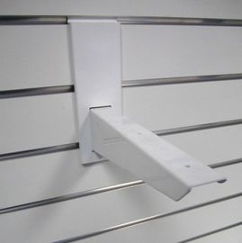 Lưu trữ trơn tru Mdf Board / Pvc nhựa Slatwall Display Rack
