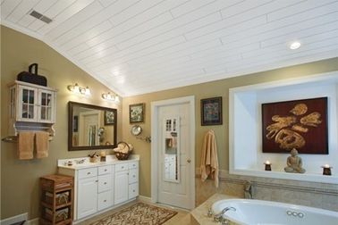 Tấm trần phòng tắm Pvc không thấm nước / Tấm lợp trần Mouldproof