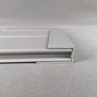 Phòng trưng bày lưu trữ trang trí Nhà để xe Tấm vách ngăn PVC màu xám cho phòng khách