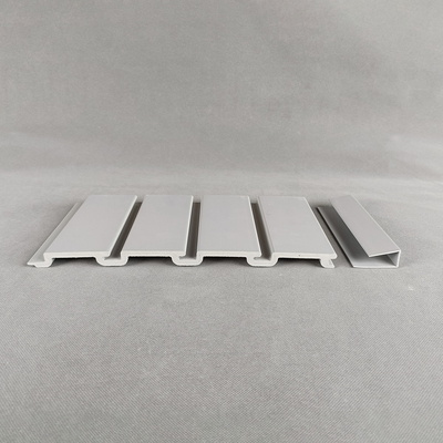 Phòng trưng bày lưu trữ trang trí Nhà để xe Tấm vách ngăn PVC màu xám cho phòng khách