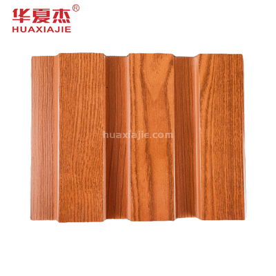 Hạt gỗ Pvc Wpc Trang trí tường nội thất Không thấm nước Tâm trạng màu đỏ cổ điển