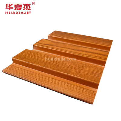 Hạt gỗ Pvc Wpc Trang trí tường nội thất Không thấm nước Tâm trạng màu đỏ cổ điển