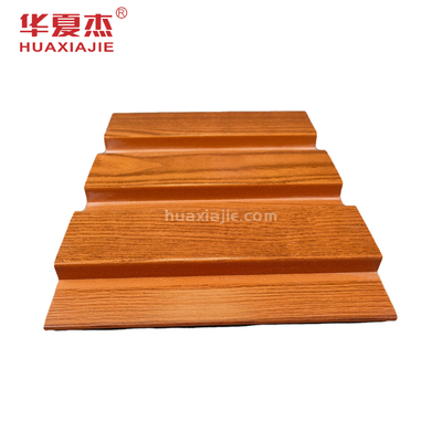 Hạt gỗ Pvc Wpc Trang trí tường nội thất Không thấm nước Tâm trạng màu đỏ cổ điển