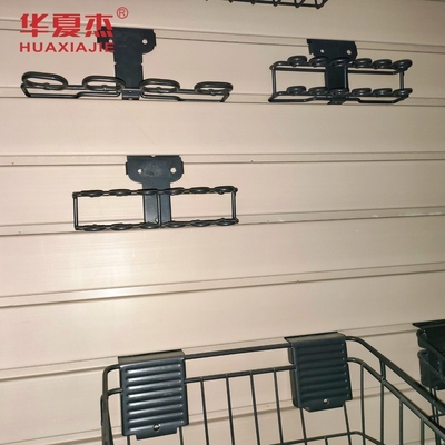 1,7kg / M Dễ dàng lắp đặt Tấm PVC Slatwall Vật liệu trang trí trong nhà Tấm tường nhà để xe