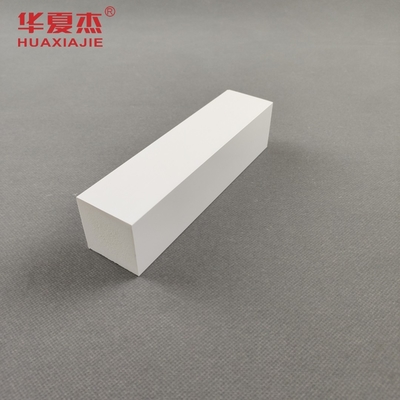 Bán hàng trực tiếp tùy chỉnh ván trang trí vinyl trắng 38mm x 39mm khuôn nhựa PVC trang trí hồ sơ trong nhà / ngoài trời