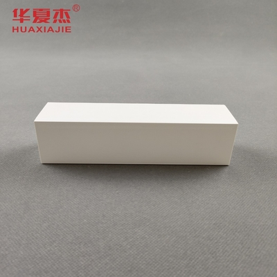 Bán hàng trực tiếp tùy chỉnh ván trang trí vinyl trắng 38mm x 39mm khuôn nhựa PVC trang trí hồ sơ trong nhà / ngoài trời