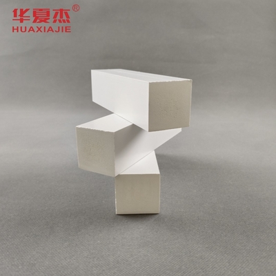 Bán hàng trực tiếp tùy chỉnh ván trang trí vinyl trắng 38mm x 39mm khuôn nhựa PVC trang trí hồ sơ trong nhà / ngoài trời