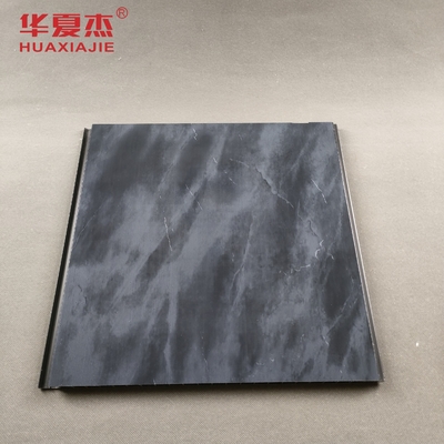 Gloss đá cẩm thạch màu đen PVC Bảng tường trang trí in PVC Bảng tường cho văn phòng hoặc khách sạn