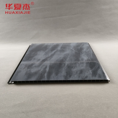 Gloss đá cẩm thạch màu đen PVC Bảng tường trang trí in PVC Bảng tường cho văn phòng hoặc khách sạn