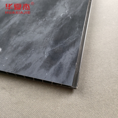 Gloss đá cẩm thạch màu đen PVC Bảng tường trang trí in PVC Bảng tường cho văn phòng hoặc khách sạn