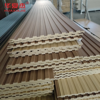 Bức tường màu gỗ WPC Bức tường trang trí nội thất Nhà xây dựng