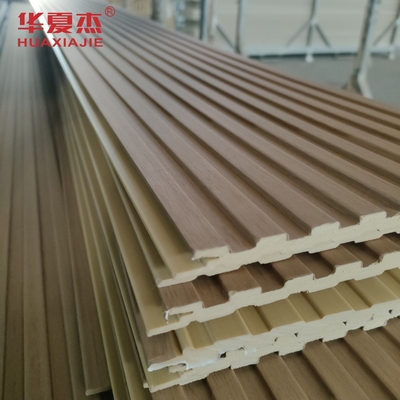 Bức tường màu gỗ WPC Bức tường trang trí nội thất Nhà xây dựng