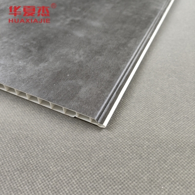 Bảng tường PVC đá cẩm thạch màu xám Nội thất PVC Bảng trần cho trang trí tòa nhà