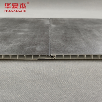 Bảng tường PVC đá cẩm thạch màu xám Nội thất PVC Bảng trần cho trang trí tòa nhà