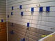Hiển thị đồ đạc PVC Tấm Slatwall, tấm tường lưu trữ cho cửa hàng
