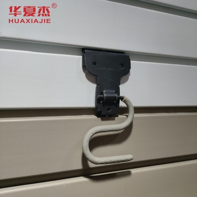 Dễ cài đặt PVC Slat Wall Panel Hooks Garage Panel Bức tường khung chống nước Để trang trí