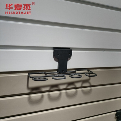 Dễ cài đặt PVC Slat Wall Panel Hooks Garage Panel Bức tường khung chống nước Để trang trí