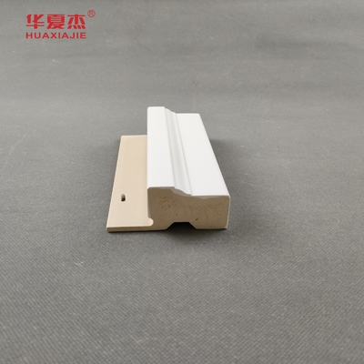 chất lượng cao wpc móng vây trắng áo khoác chống nước wpc khung cửa vật liệu xây dựng