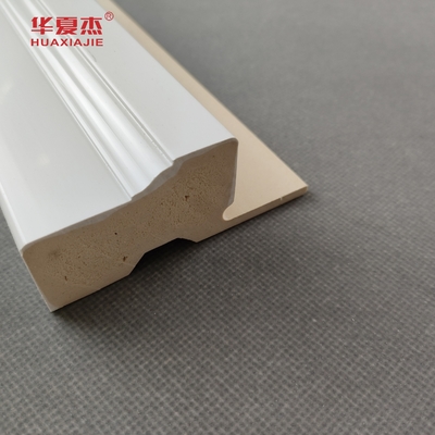 chất lượng cao wpc móng vây trắng áo khoác chống nước wpc khung cửa vật liệu xây dựng