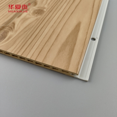 bán nóng Wpc Bức tường mô phỏng gỗ hạt dễ dàng để cài đặt trang trí nhà ở