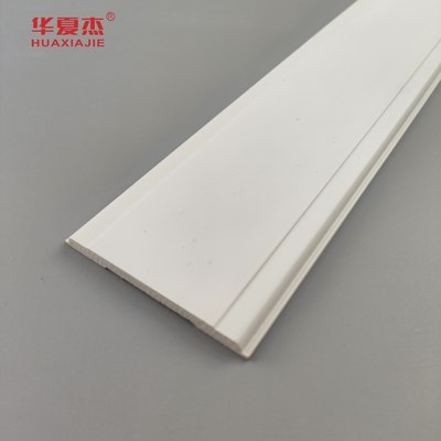 Giá tốt Pvc Mull Strip 2-1/2 Wpc Molding trắng mịn mịn Pvc Mull Moulds Nhà văn phòng trang trí