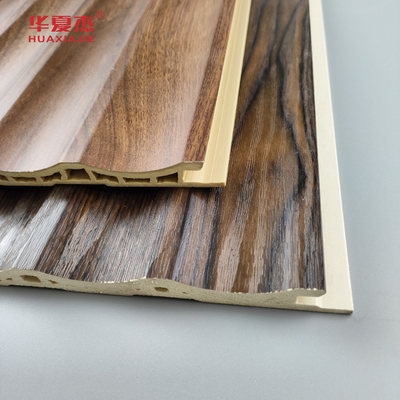 Đồ bán buôn Giá nhà máy hạt gỗ Phân tường Wpc nhà nội thất trang trí