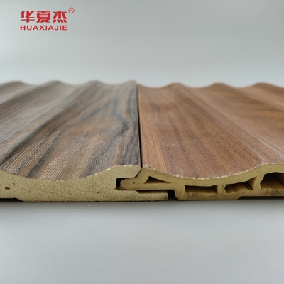 Đồ bán buôn Giá nhà máy hạt gỗ Phân tường Wpc nhà nội thất trang trí