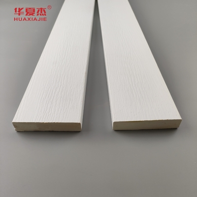 Home White PVC Trim Board Không có chì Interior pvc plank hạt gỗ hoặc khuôn ngoài
