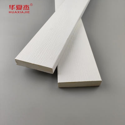 Home White PVC Trim Board Không có chì Interior pvc plank hạt gỗ hoặc khuôn ngoài