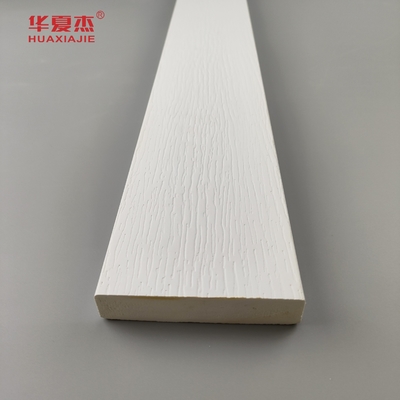 Home White PVC Trim Board Không có chì Interior pvc plank hạt gỗ hoặc khuôn ngoài
