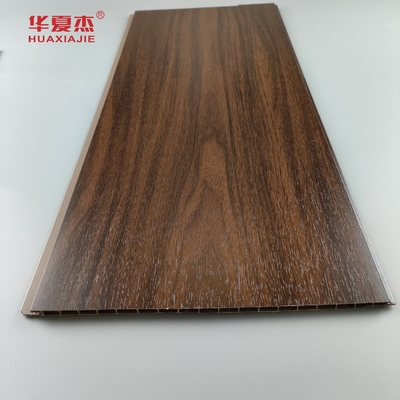 Tấm trần gỗ trang trí nhiều lớp, tường nhựa PVC tái chế 250 * 8 mm