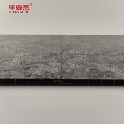 High Gloss Black Panel With Sliver Halo Pattern Bảng tường PVC thiết kế sang trọng Bảng PVC cho trang trí nhà
