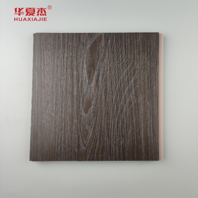 Bán bán buôn Dark Wood Grain PVC Bàn tường chống ẩm PVC Bàn trần trang trí văn phòng