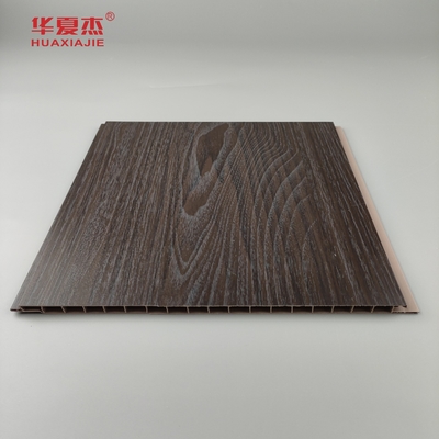 Bán bán buôn Dark Wood Grain PVC Bàn tường chống ẩm PVC Bàn trần trang trí văn phòng