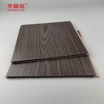 Bán bán buôn Dark Wood Grain PVC Bàn tường chống ẩm PVC Bàn trần trang trí văn phòng