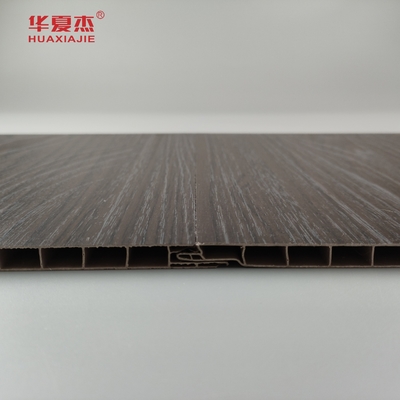 Bán bán buôn Dark Wood Grain PVC Bàn tường chống ẩm PVC Bàn trần trang trí văn phòng