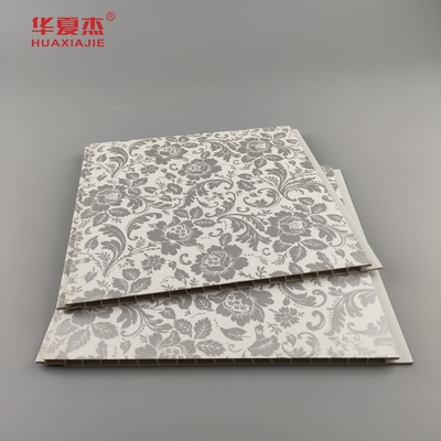 Sản phẩm bán nóng Hoa hoa thiết kế Pvc Bức tường phong cách đất nước kết cấu Frosted Laminated Pvc Panel cho trang trí tường